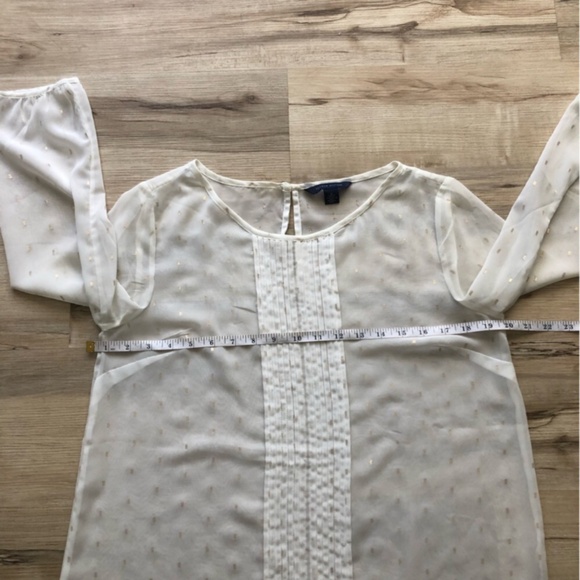Tommy Hilfiger White Boxy Blouse with Relaxed Fit - Picture 5 of 7